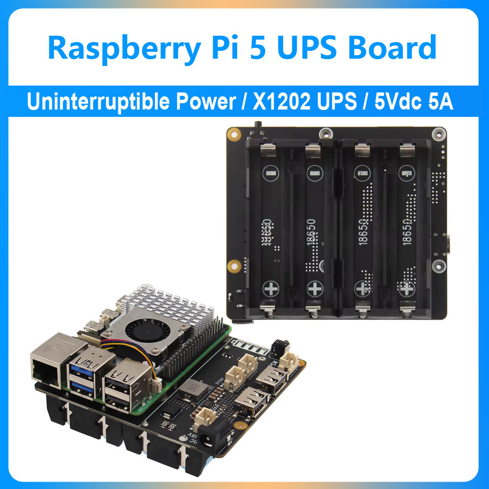 Raspberry Pi Uninterrupted Power Supply Ups 18650 - Scheda di espansione UPS per Raspberry