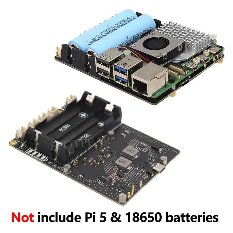 Scheda UPS Raspberry Pi 5 1865 - Raspberry Pi Uninterrupted Power Supply Ups 18650 recensione e prezzo